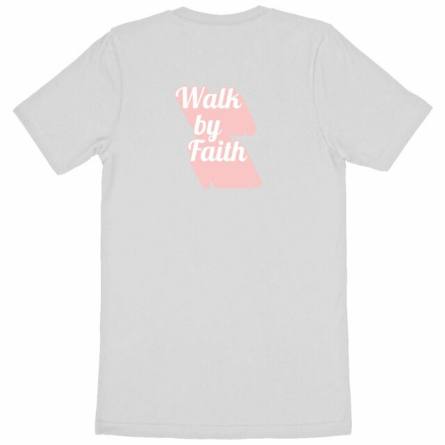 Image back Heavyweight Unisex t-shirt Premium+ walk by faith