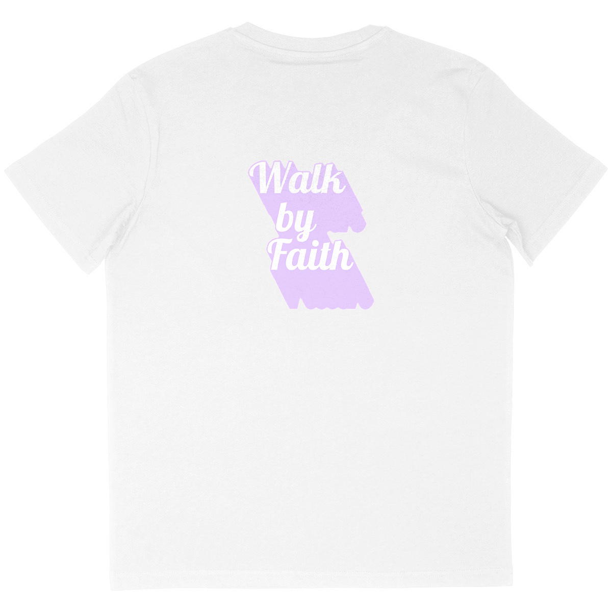 Image back Men's oversized t-shirt Premium+ Walk by Faith