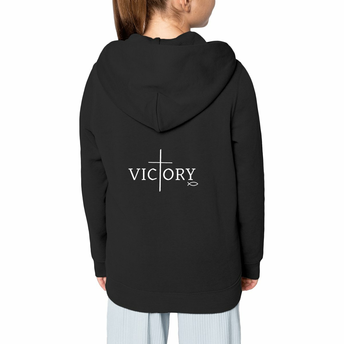 Image front Kids hoodie Premium+ Victory Back only