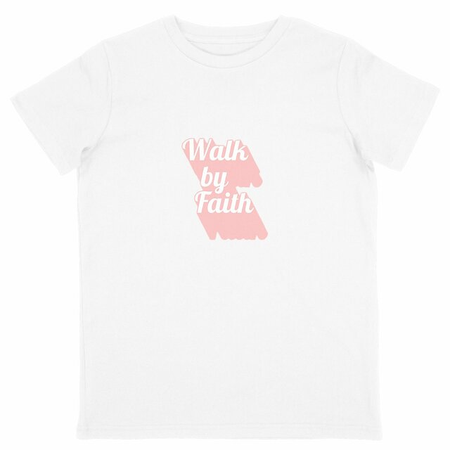 Image back Kids t-shirt Standard  Walk by Faith