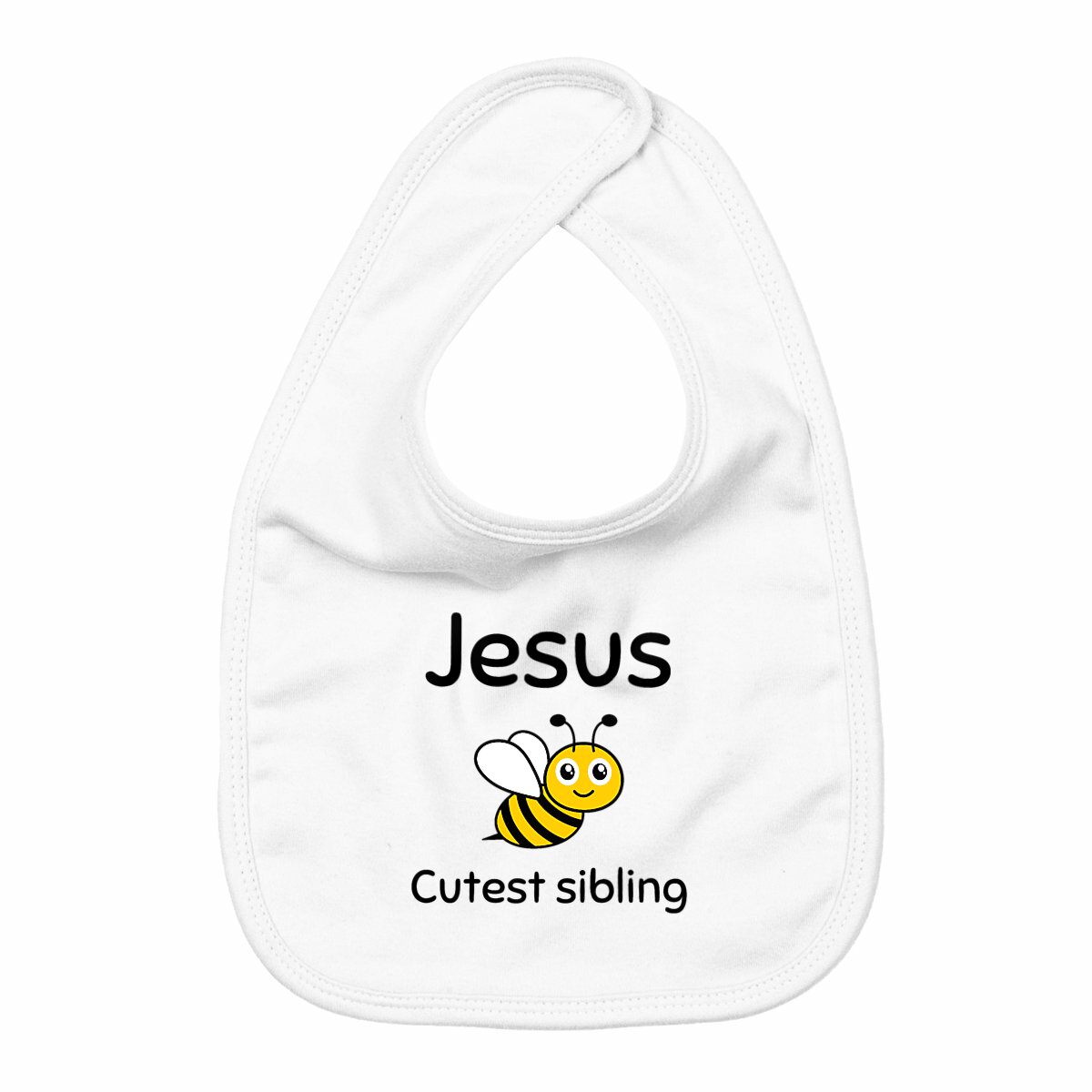 Image back Bib Premium+ Jesus's cutest sibling