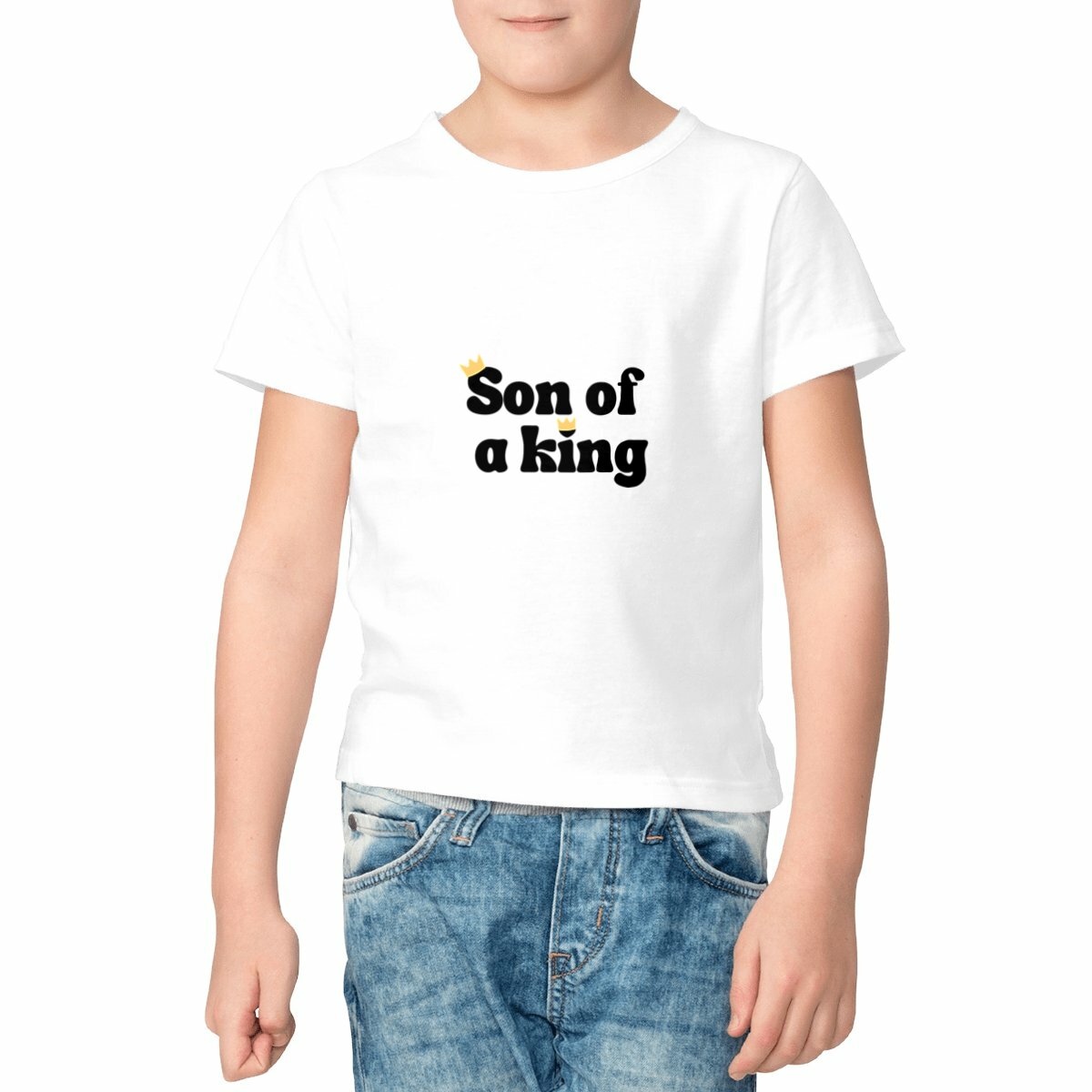 Image front Kids t-shirt Standard  Son of a King 