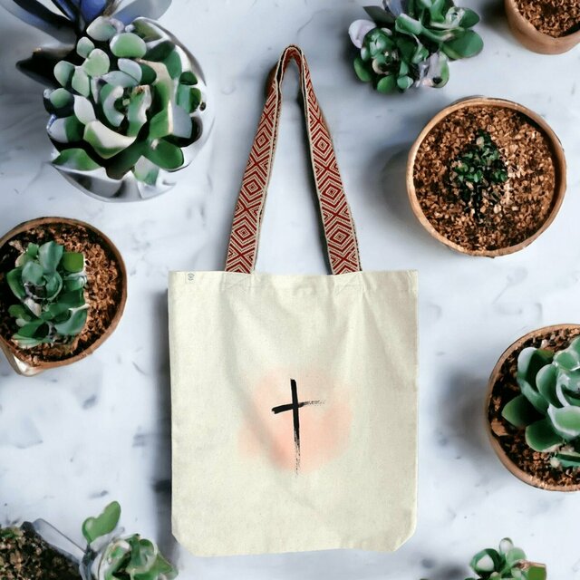 Image front Ethnic totebag ink