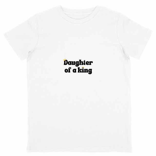 Image back Kids t-shirt standart Daughter of a King