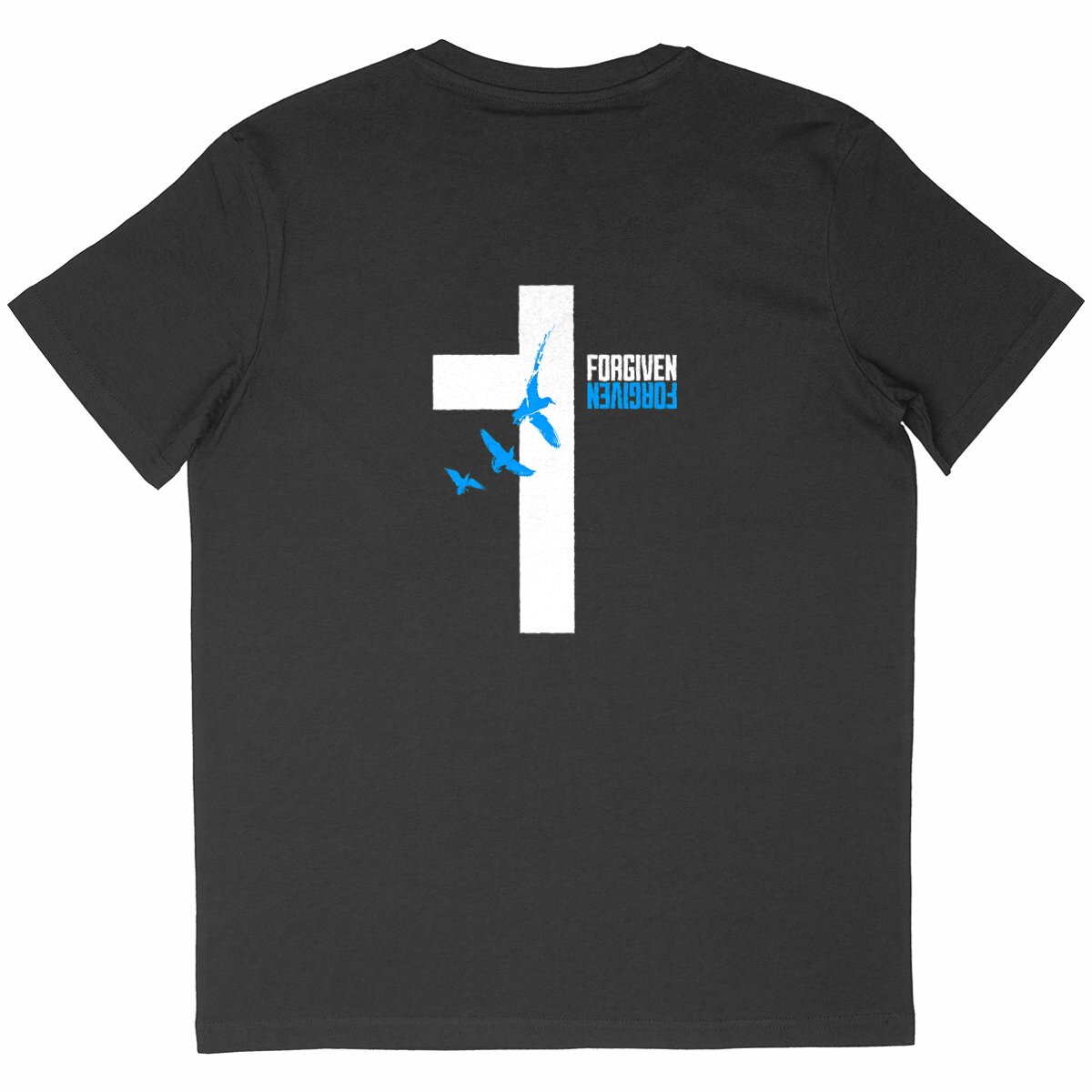 Image back Men's oversized t-shirt premium+ Forgiven