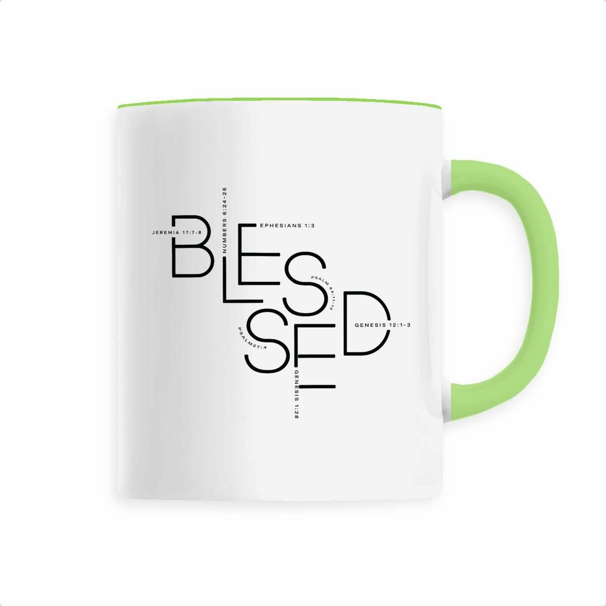 Image back Ceramic mug - Premium BLESSED