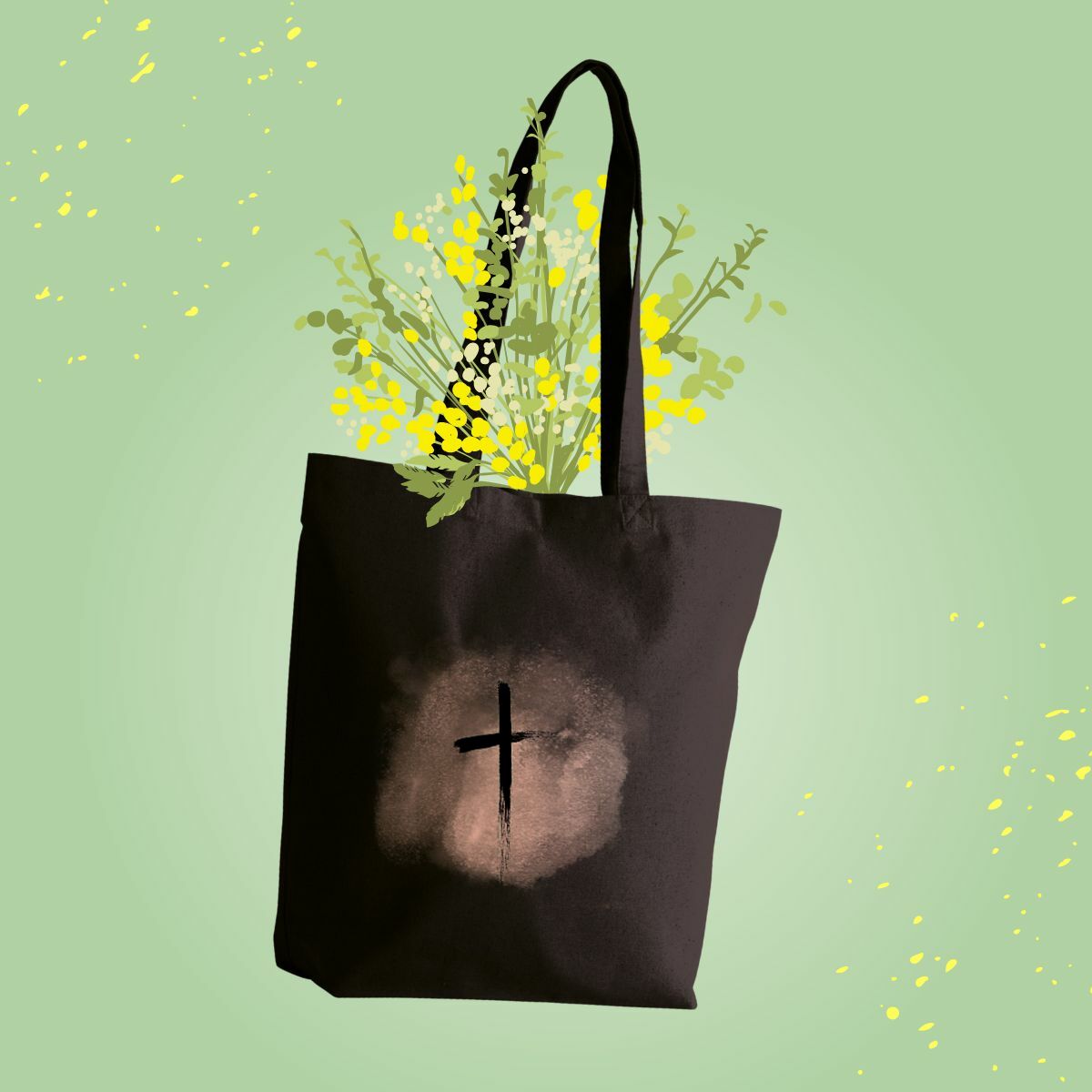 Image front Heavy totebag ink