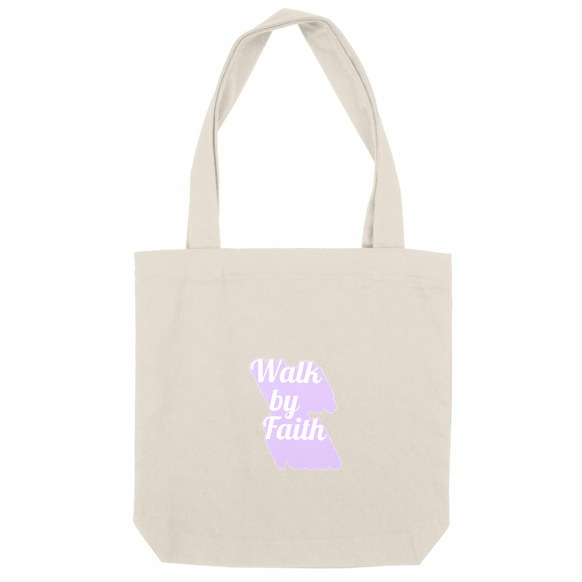 Image back Heavy Totebag Premium+ Walk by Faith