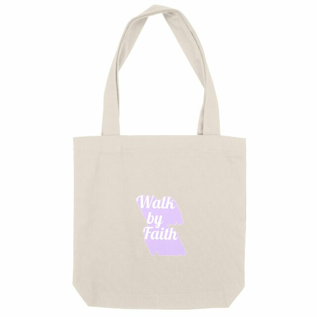 Image back Heavy Totebag Premium+ Walk by Faith