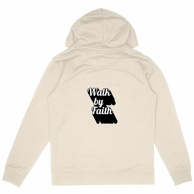 Image back Unisex hoodie Premium+ Walk by Faith