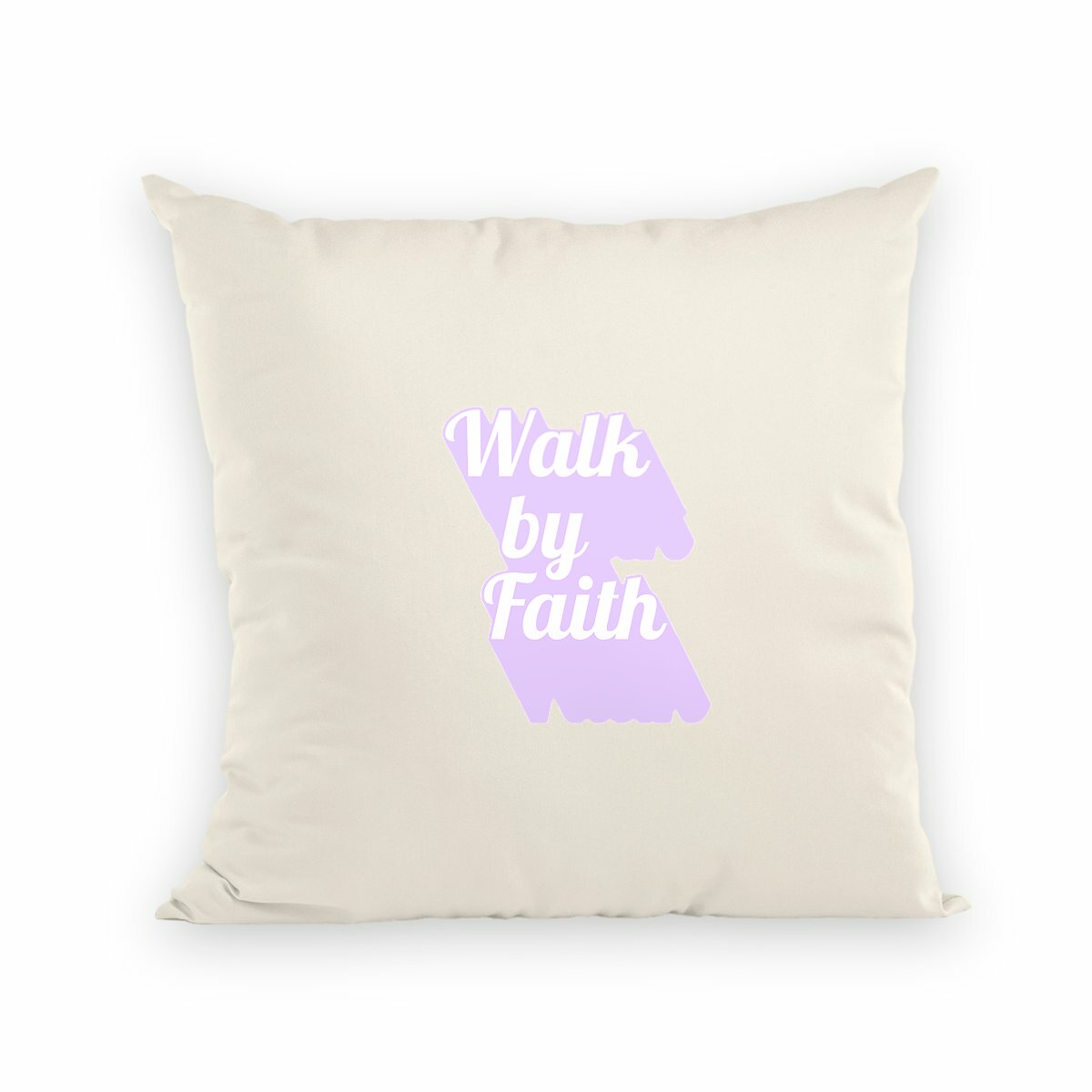 Image back Cushion Premium+ Walk by Faith