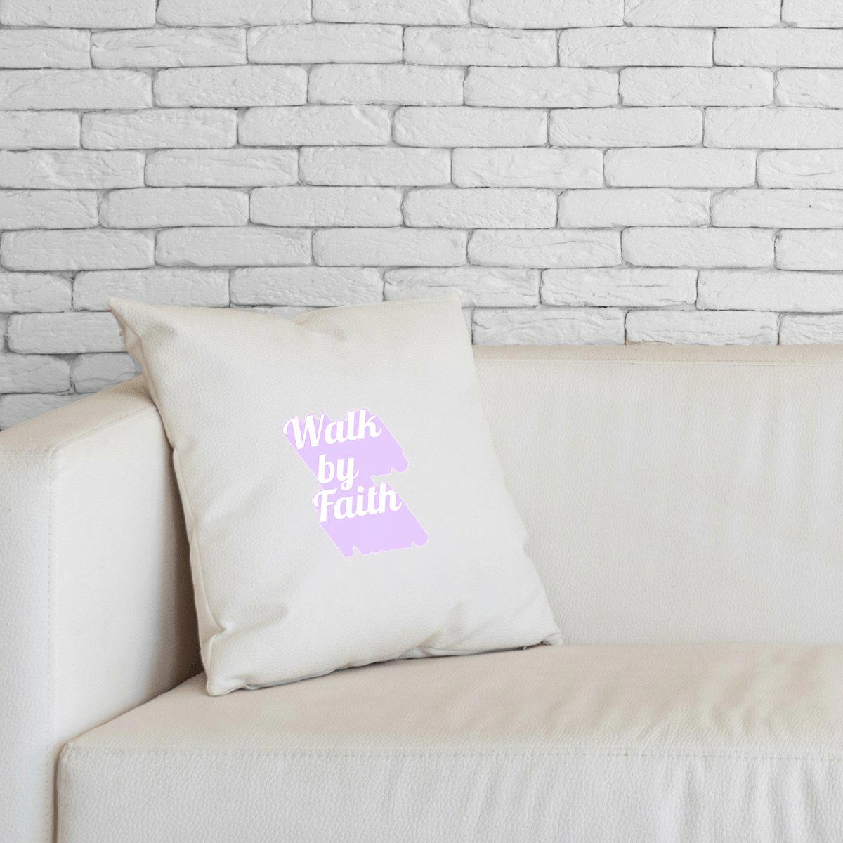 Image front Cushion Premium+ Walk by Faith