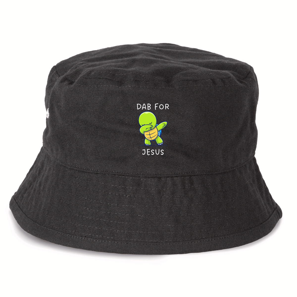 Image front 100% Recycled Bucket Hat Premium+  Dab for Jesus 