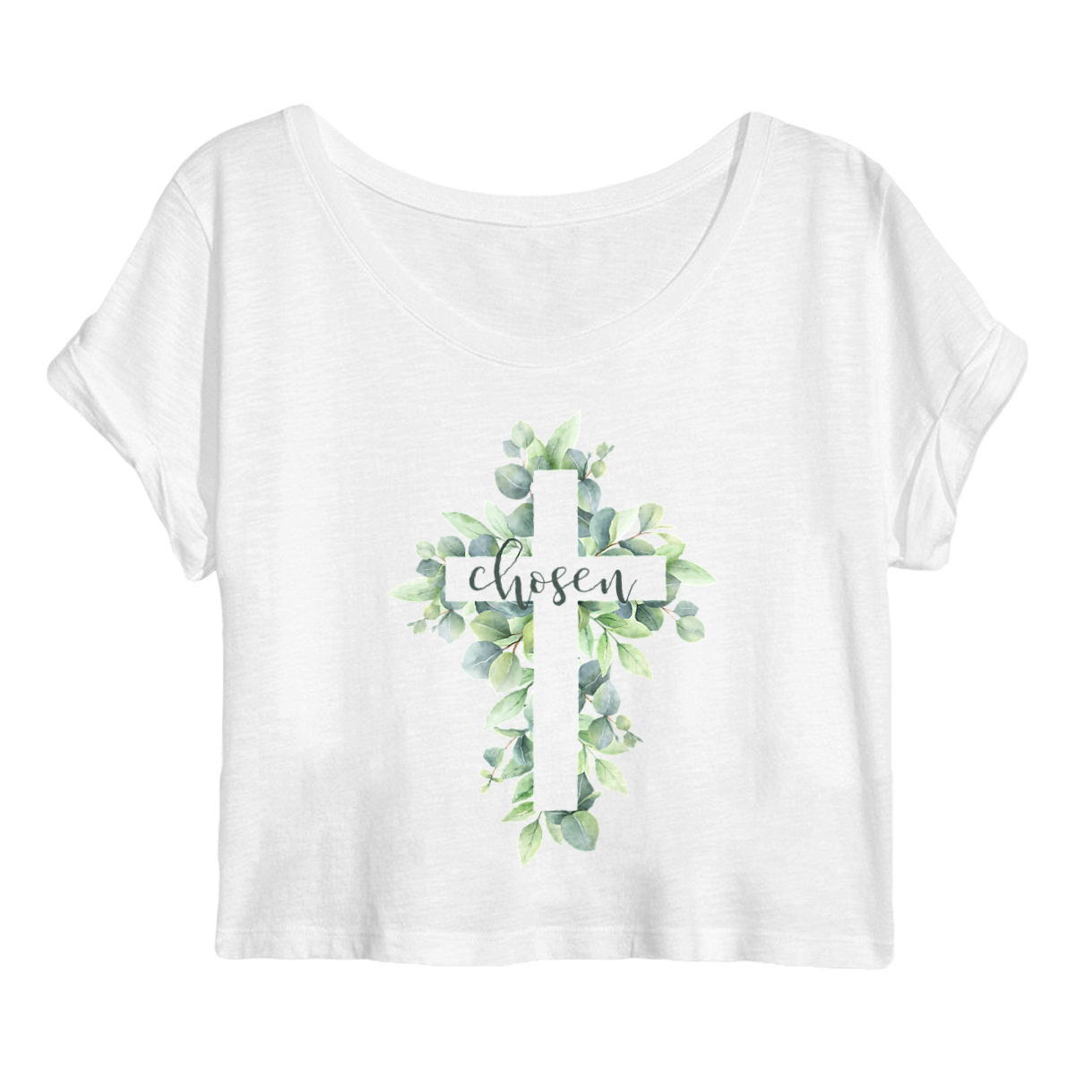 Image back Women's crop top chosen