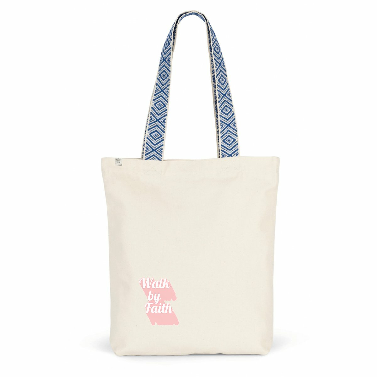 Image back Ethnic totebag Premium+ Walk by Faith