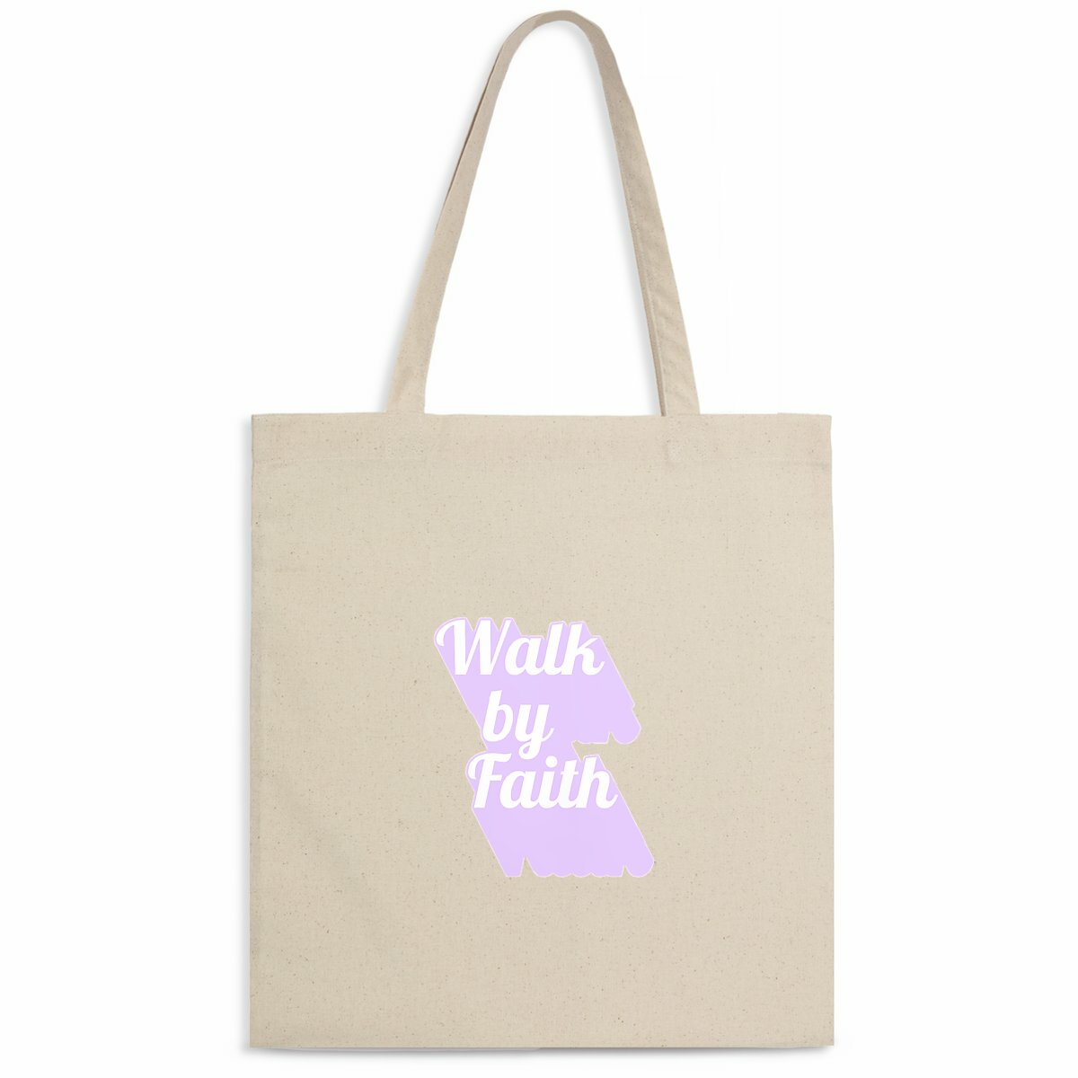 Image front Light Totebag Premium Walk by Faith