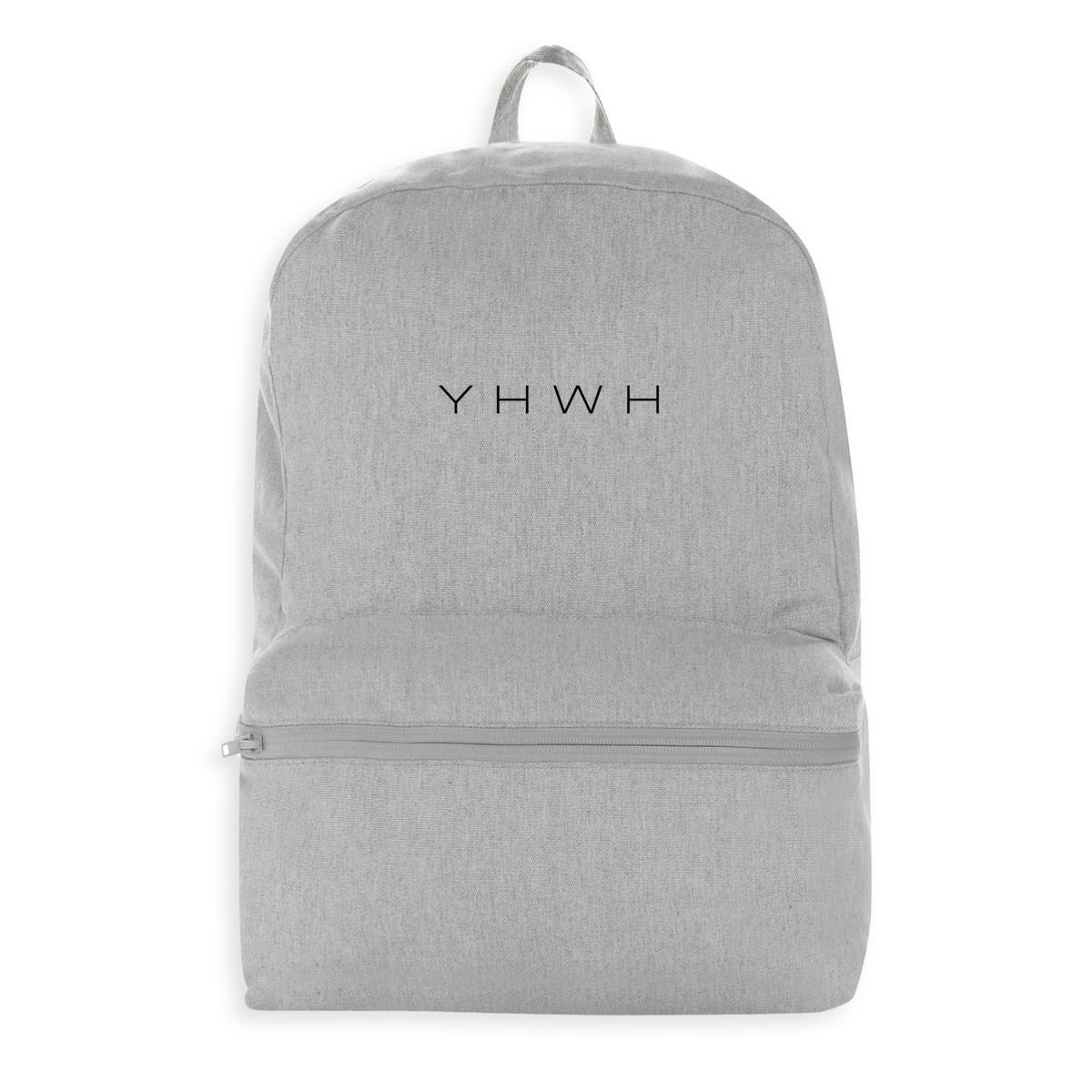 Image front 100% recycled backpack - Premium Plus YHWH