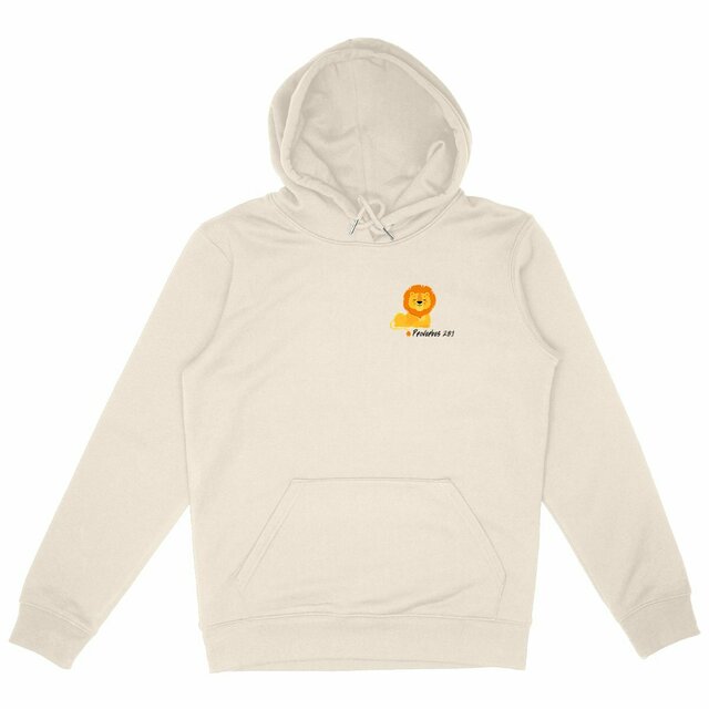 Image back Unisex Hoodie Premium+ Proverbes 28:1 Eternal Vibes