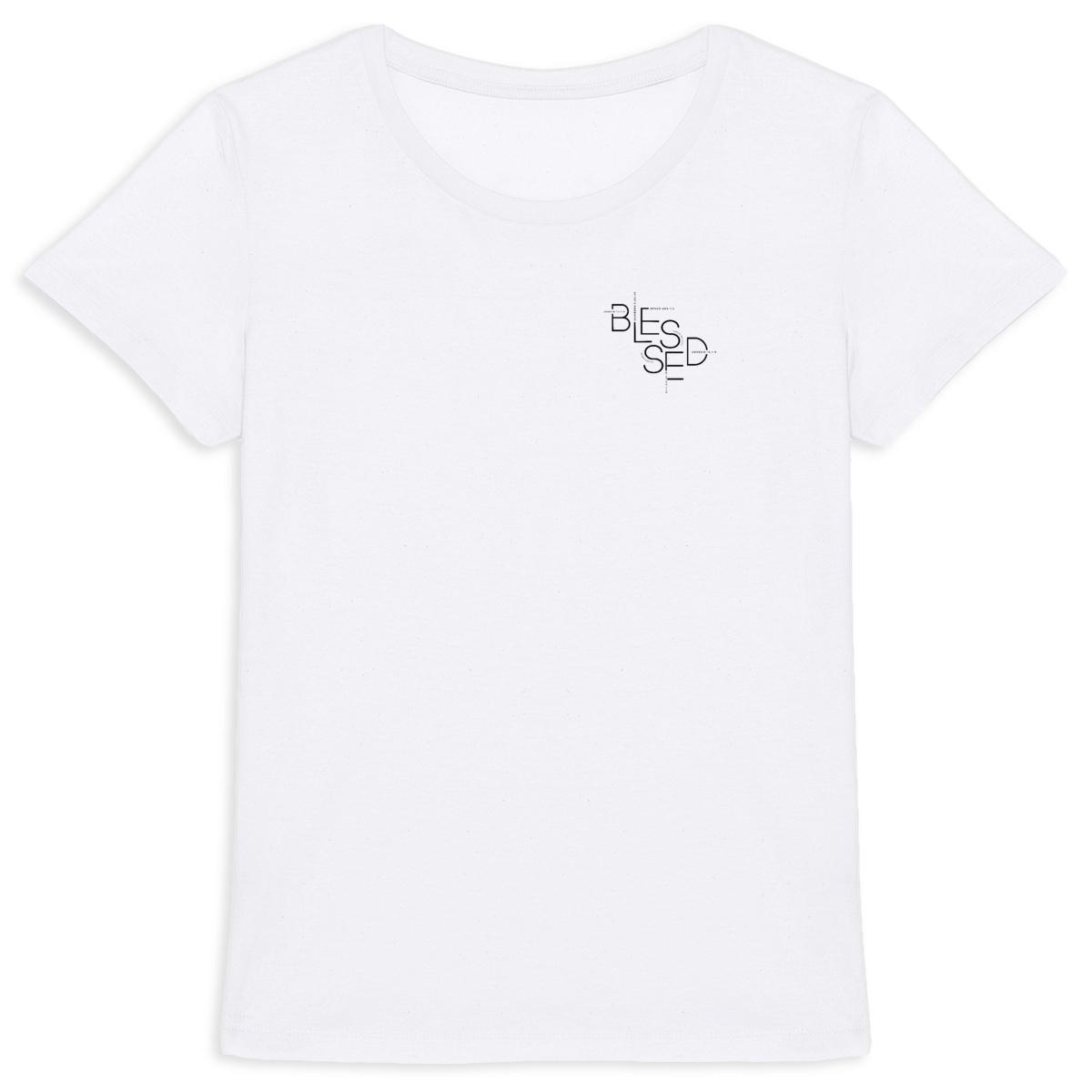 Image back Women's t-shirt - Premium Plus BLESSED