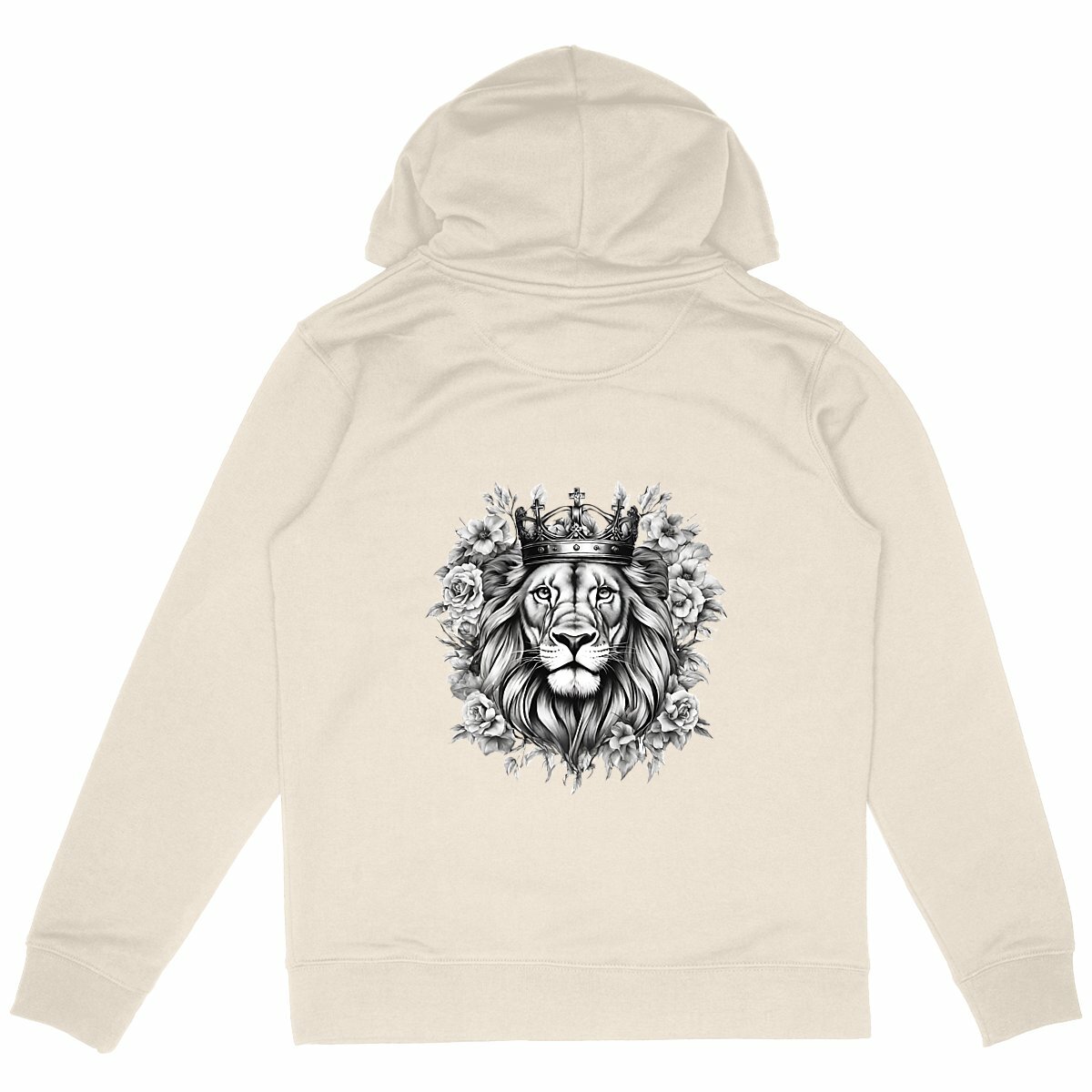 Image back Unisex Heavyweight Hoodie "Strong Lion"