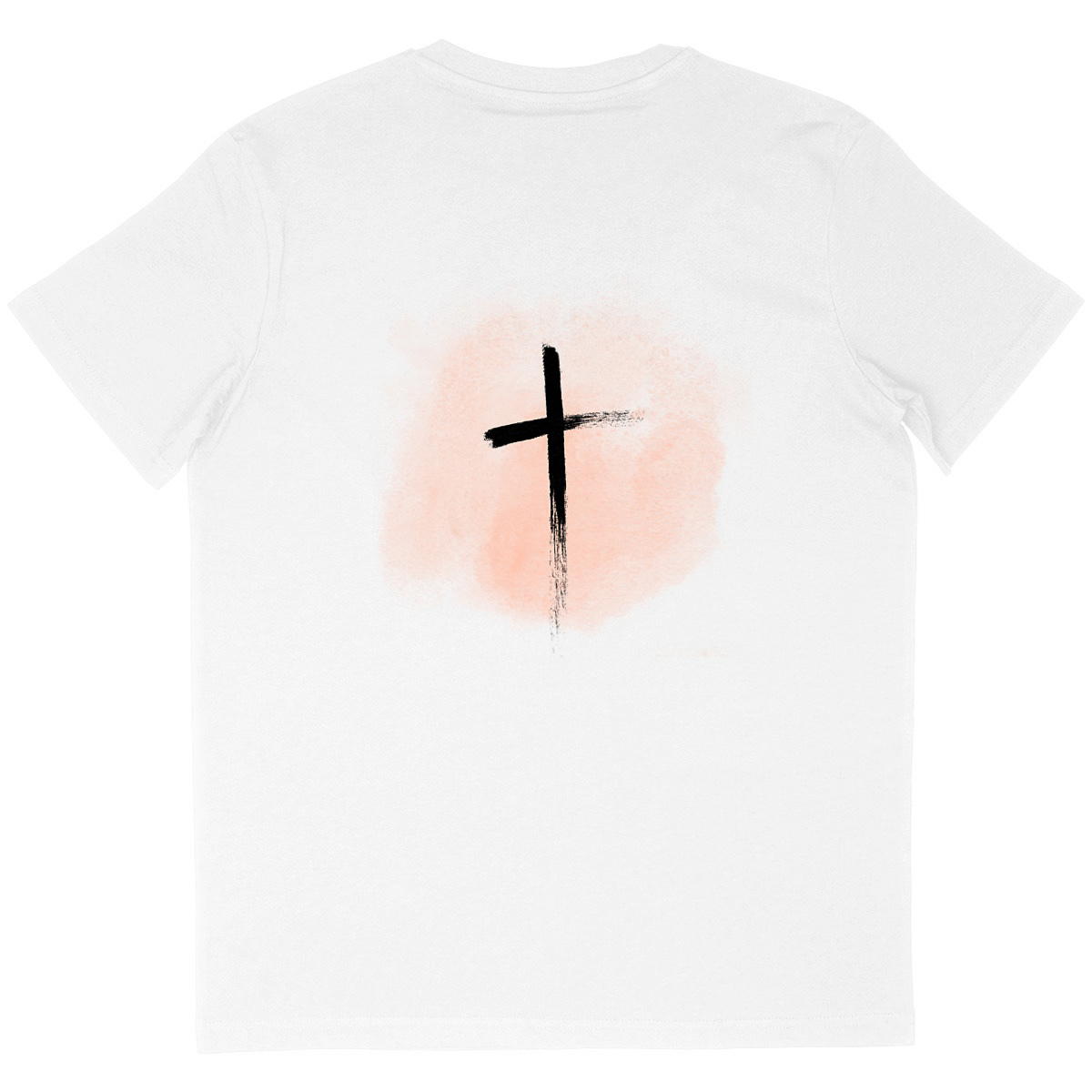 Image back Men's oversized t-shirt "croce"