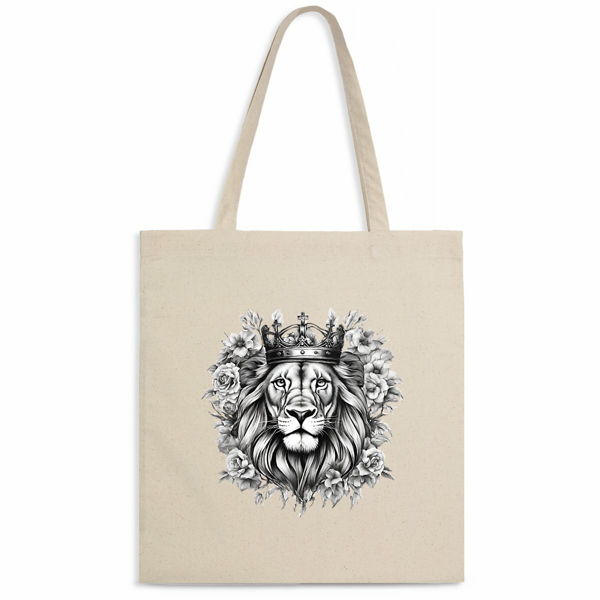 Image back Light totebag "Strong Lion"