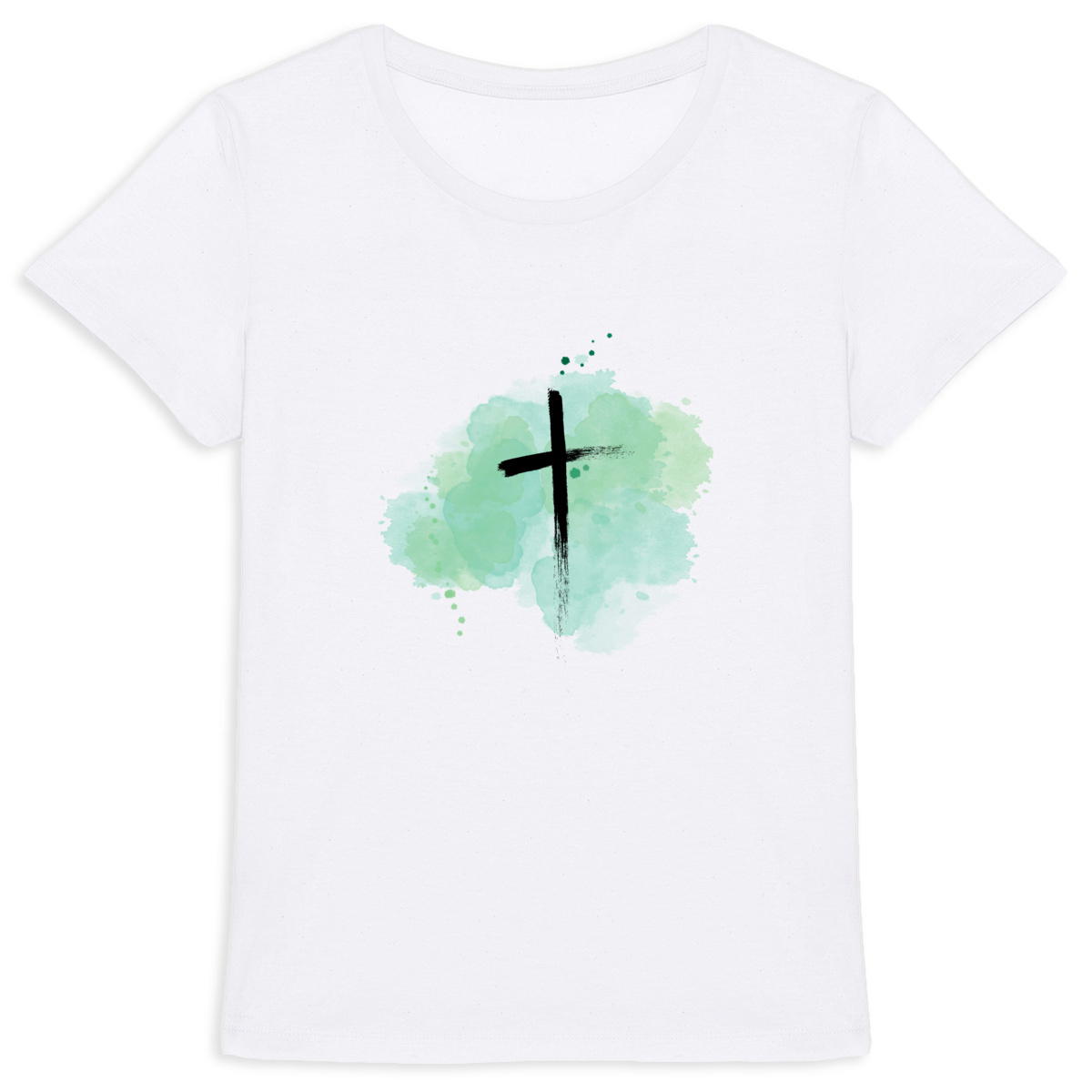 Image back Women's t-shirt "croce"