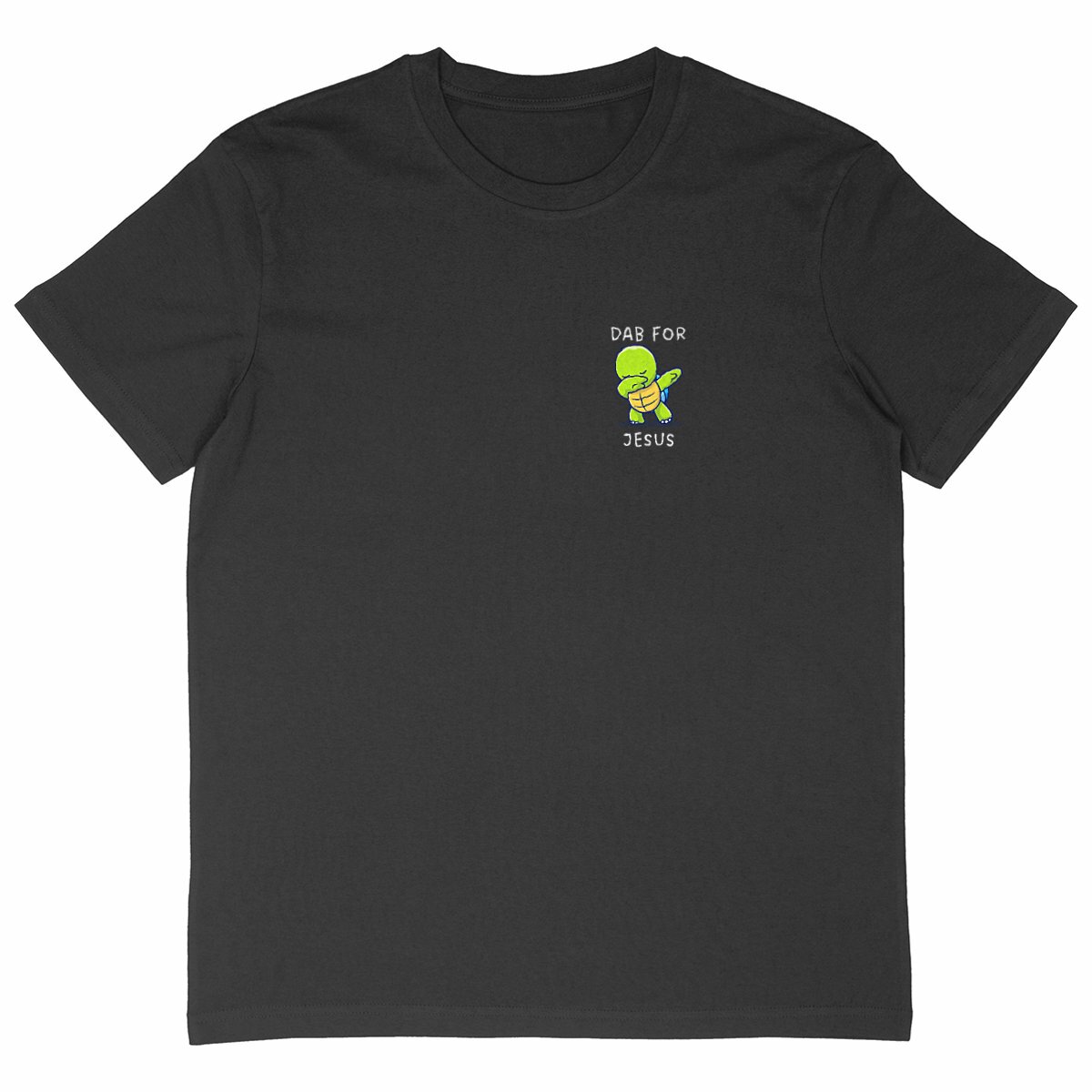 Image back Men's oversized t-shirt premium+ Dab for Jesus