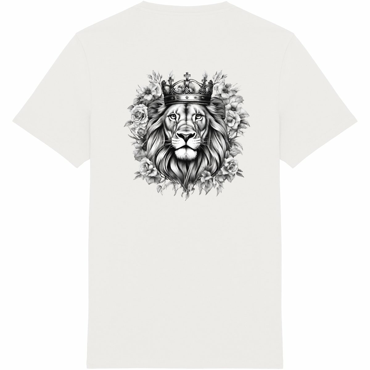 Image back Unisex t-shirt Made in Portugal "Strong Lion"