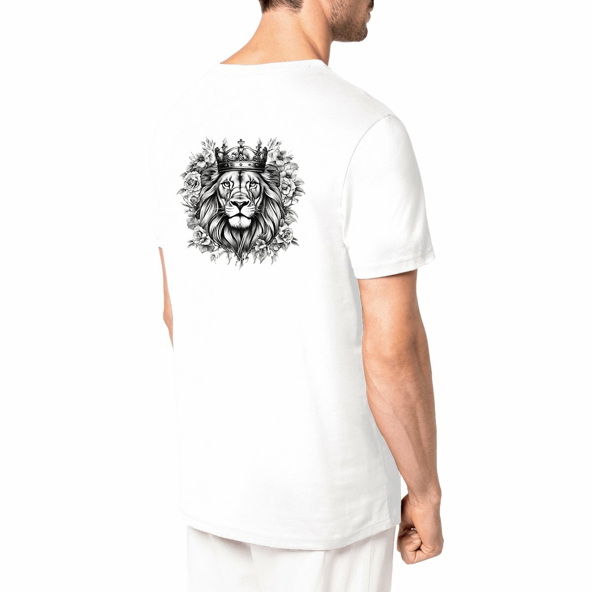 Image front Unisex t-shirt Made in Portugal "Strong Lion"