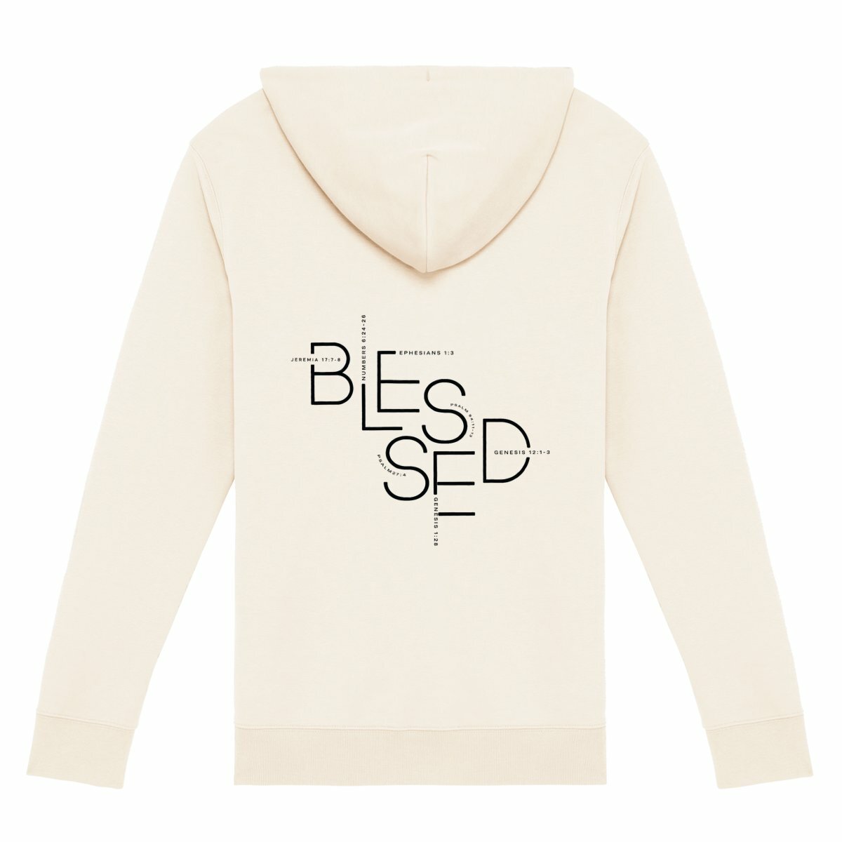 Image front Unisex Zip Hoodie - Premium Plus BLESSED