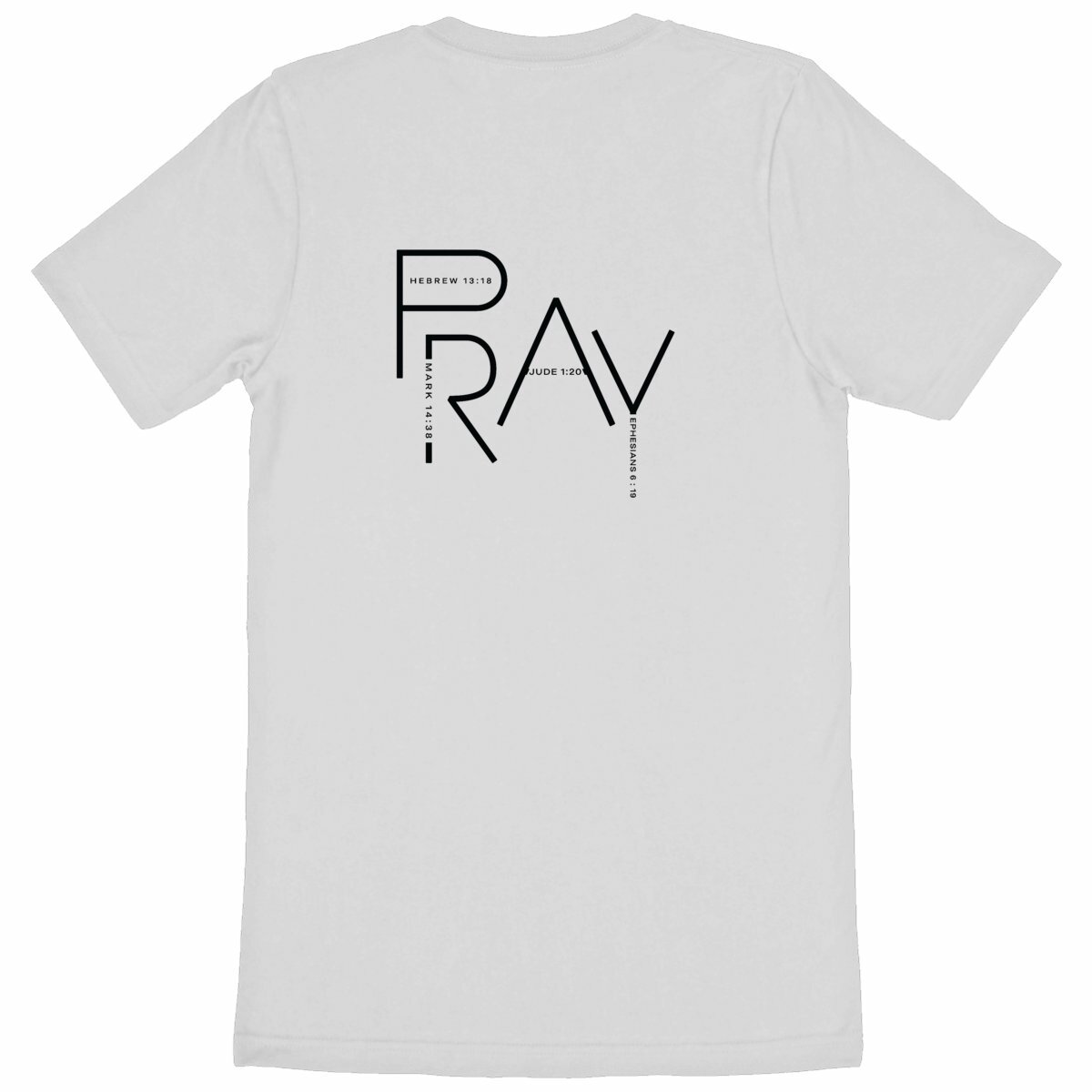 Image back Heavyweight Unisex t-shirt - Premium Plus PRAY