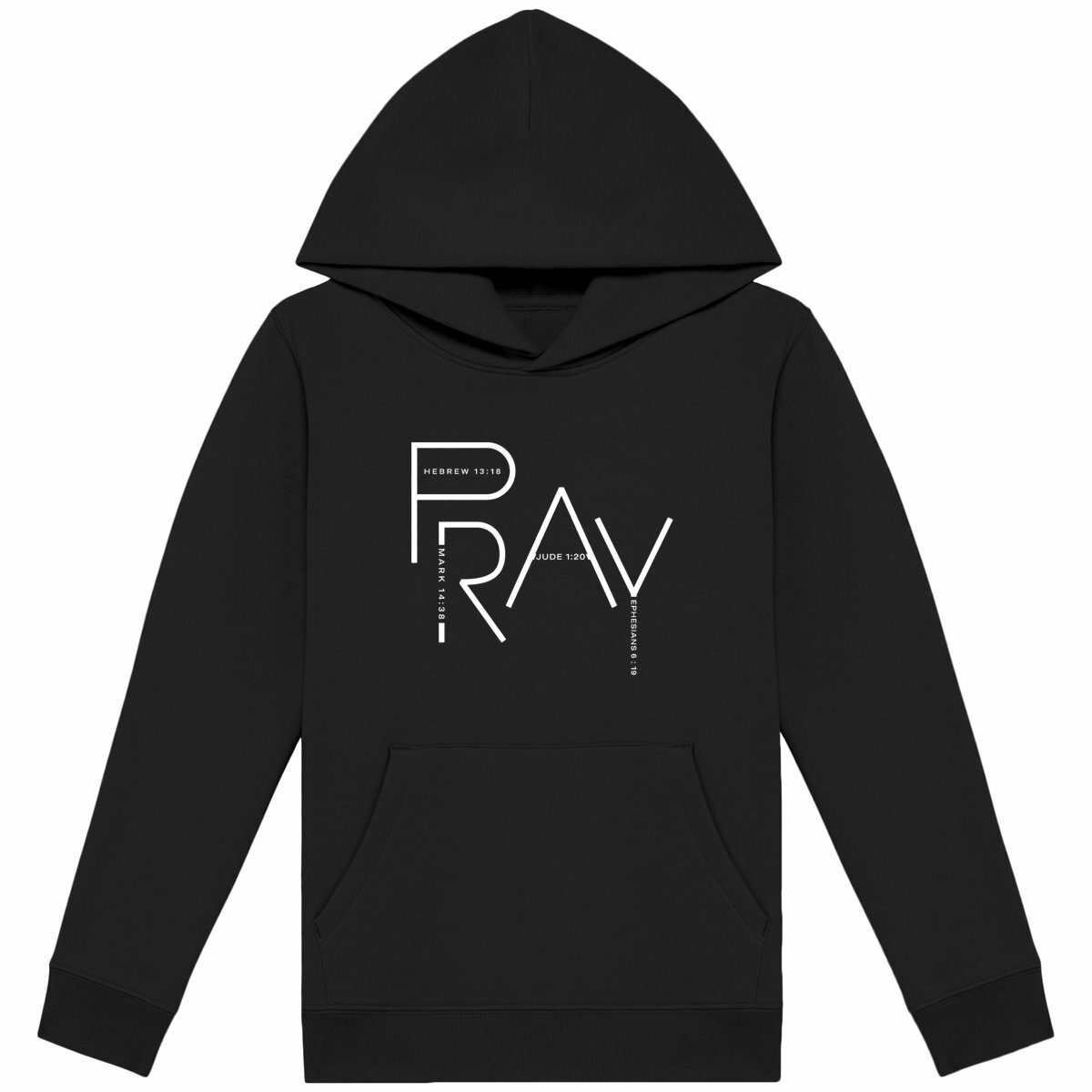 Image back Kids hoodie - Premium PRAY