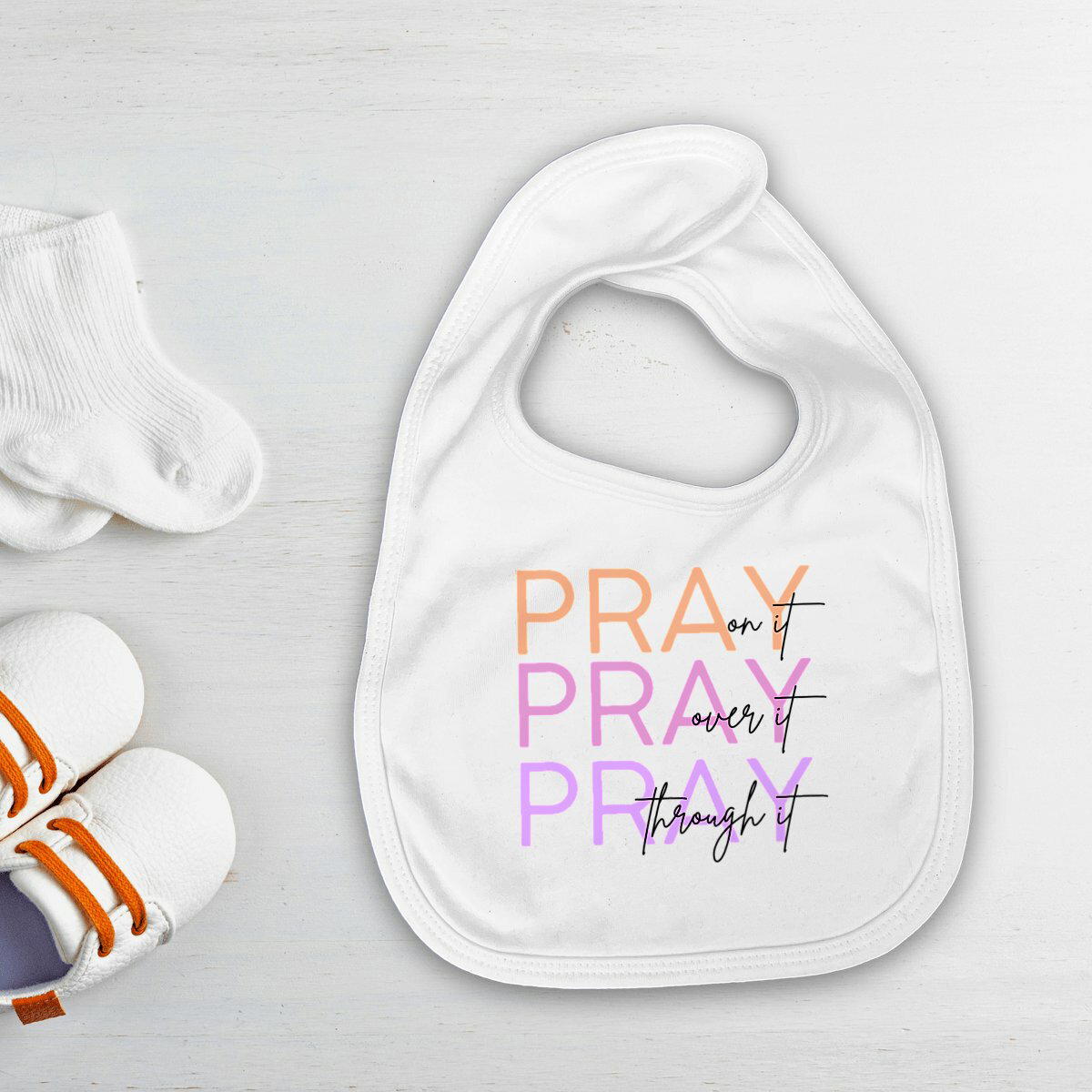Image front Bib - Premium Plus Pray 3x