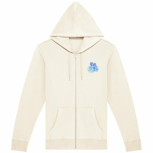 Image back Unisex Zip Hoodie "croce"