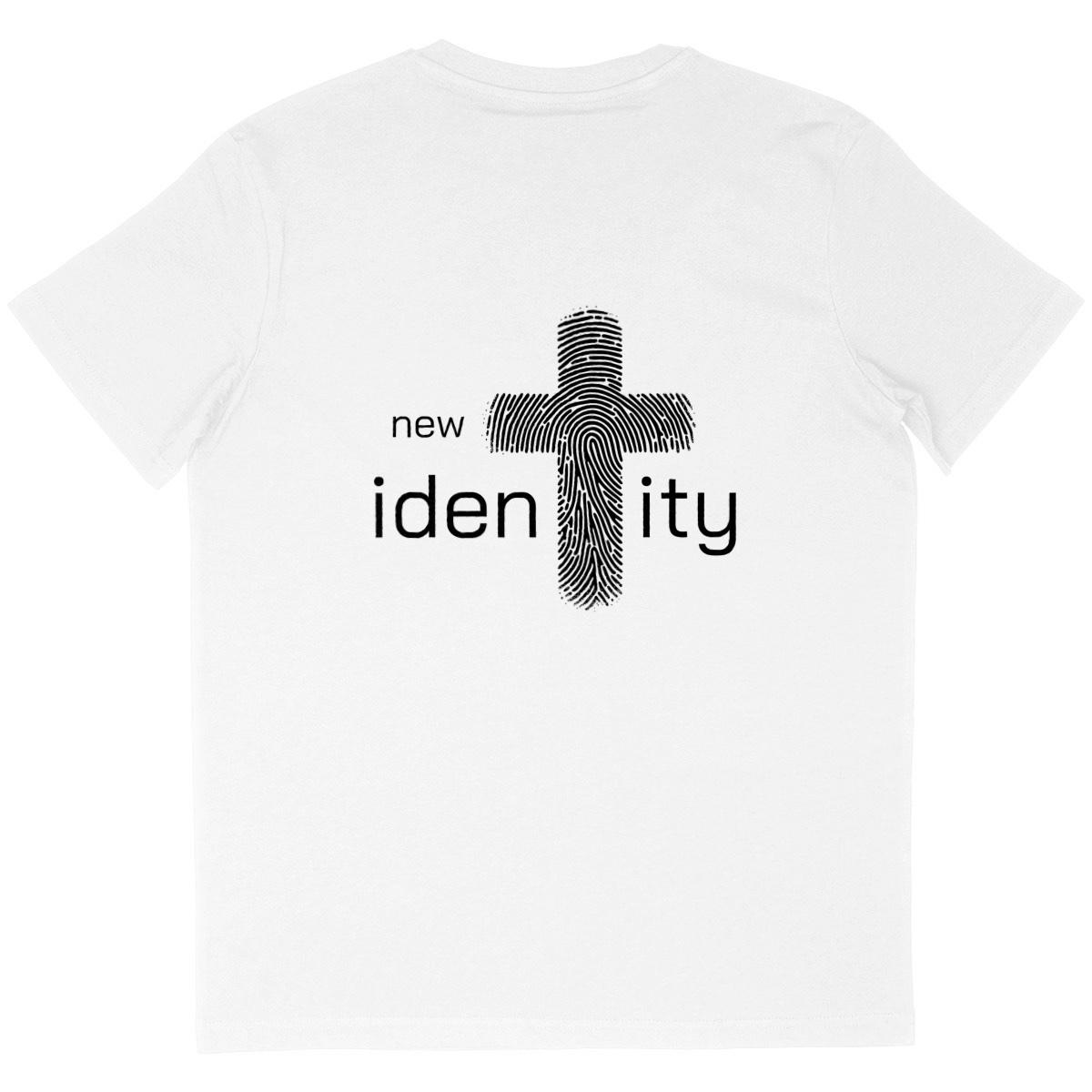 Image back Men's oversized t-shirt Premium+ New Identity