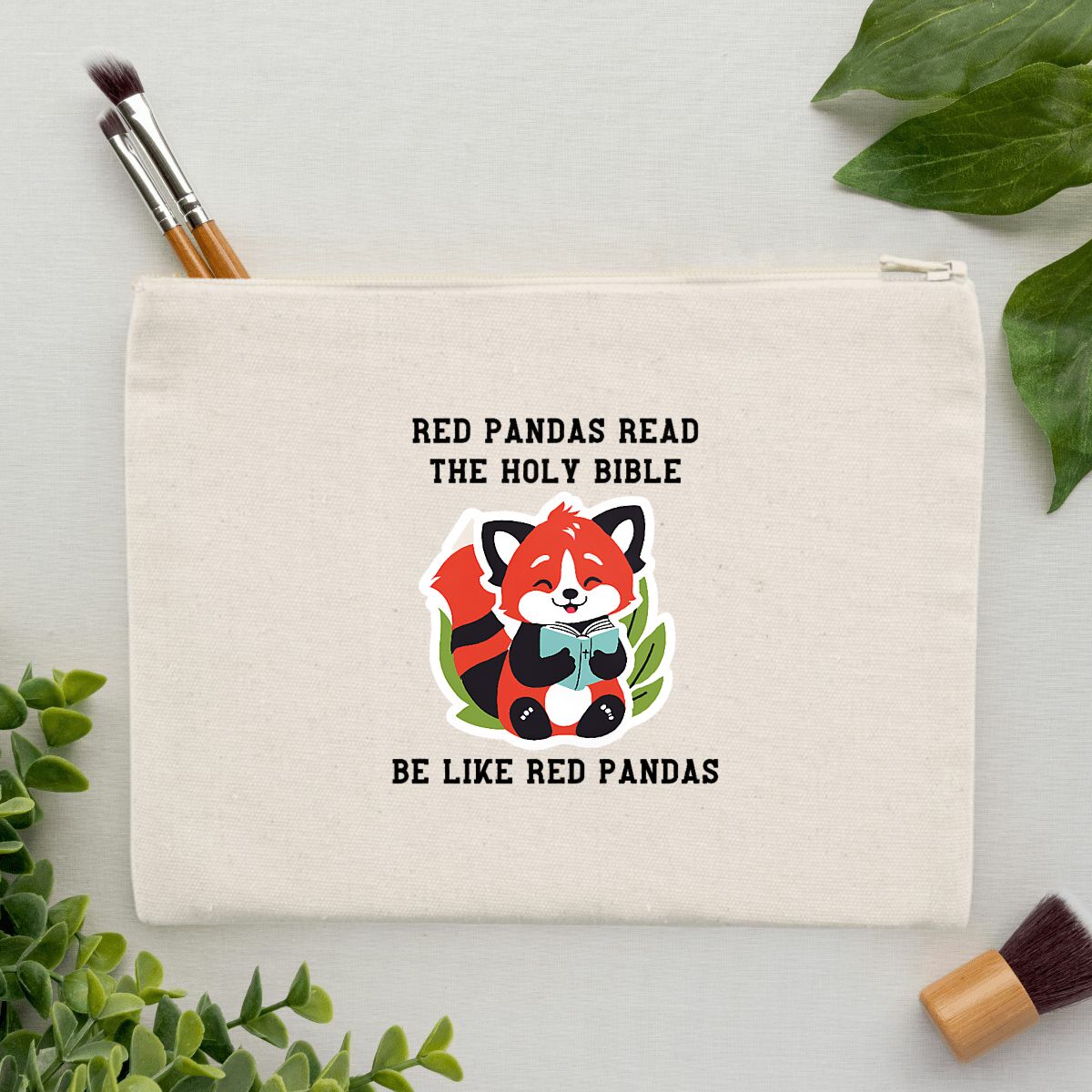Image front Pencil case Premium+ Be like Red Pandas