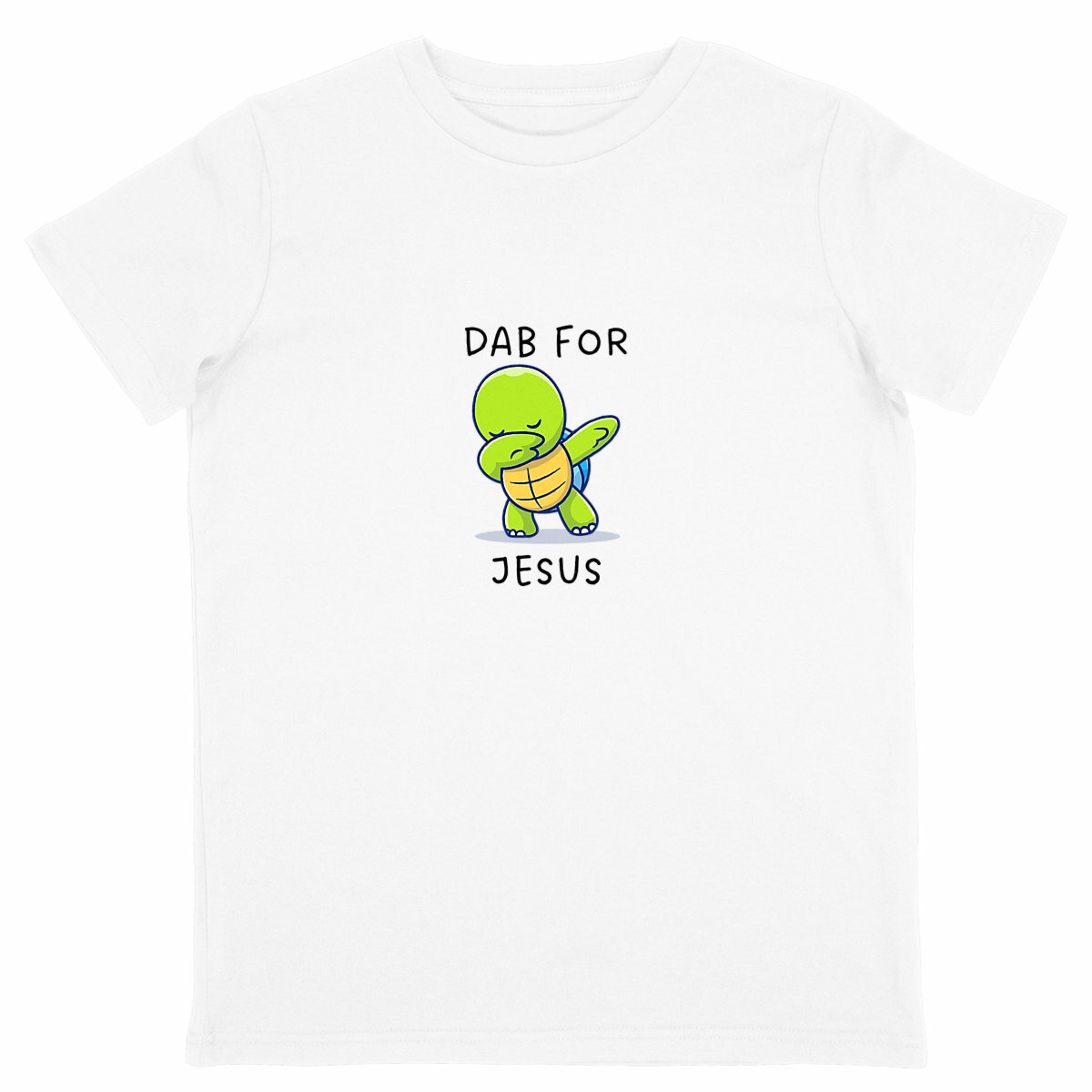 Image back Kids t-shirt Standard  Dab for Jesus 