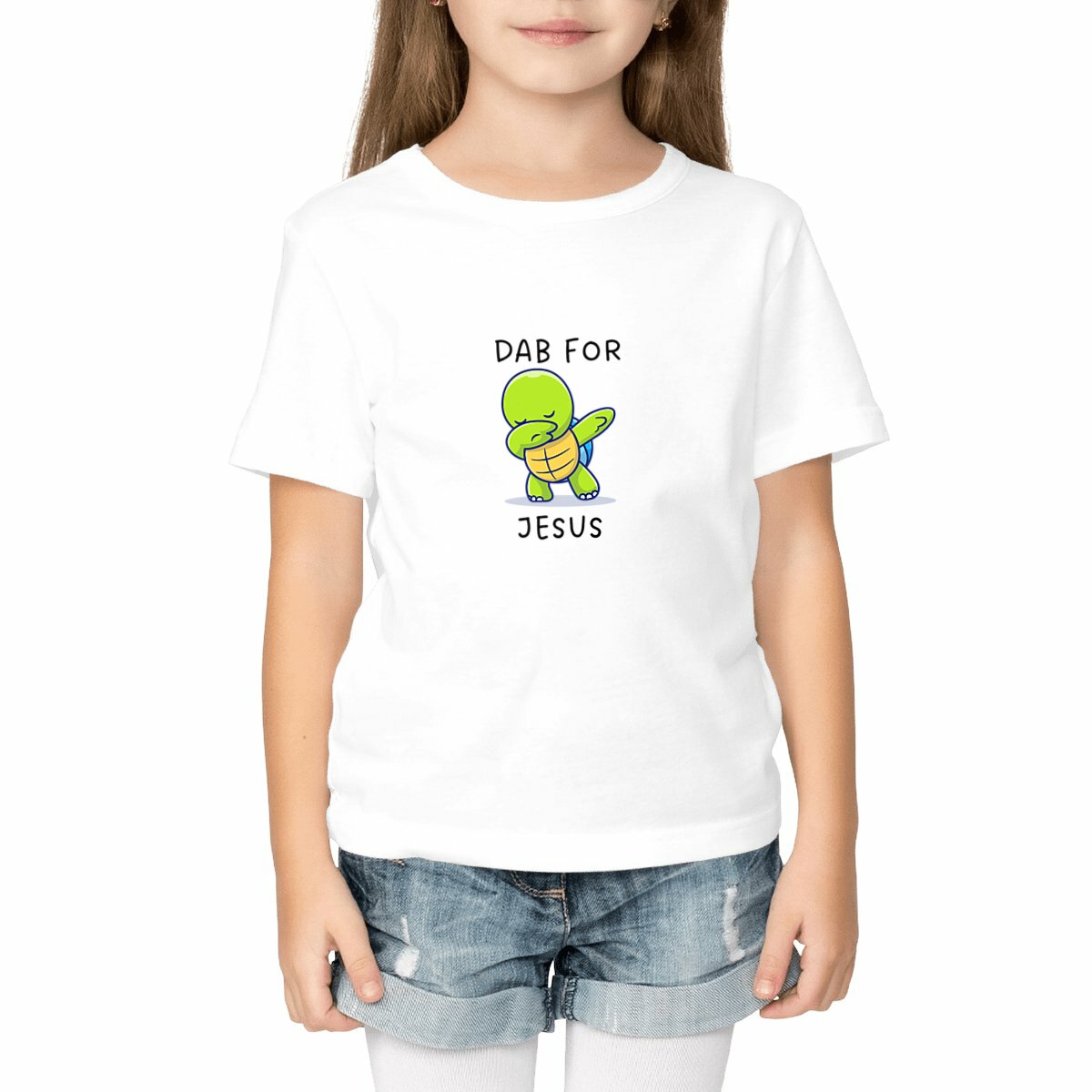 Image front Kids t-shirt Standard  Dab for Jesus 