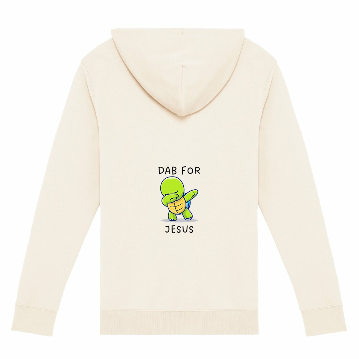 Image back Unisex Zip Hoodie premium+ Dab for Jesus