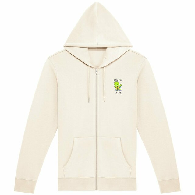 Image front Unisex Zip Hoodie premium+ Dab for Jesus