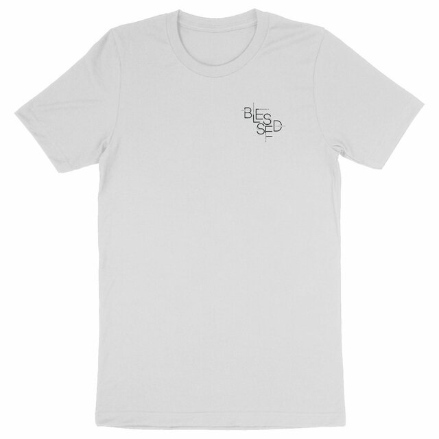 Image back Heavyweight Unisex t-shirt - Premium Plus BLESSED