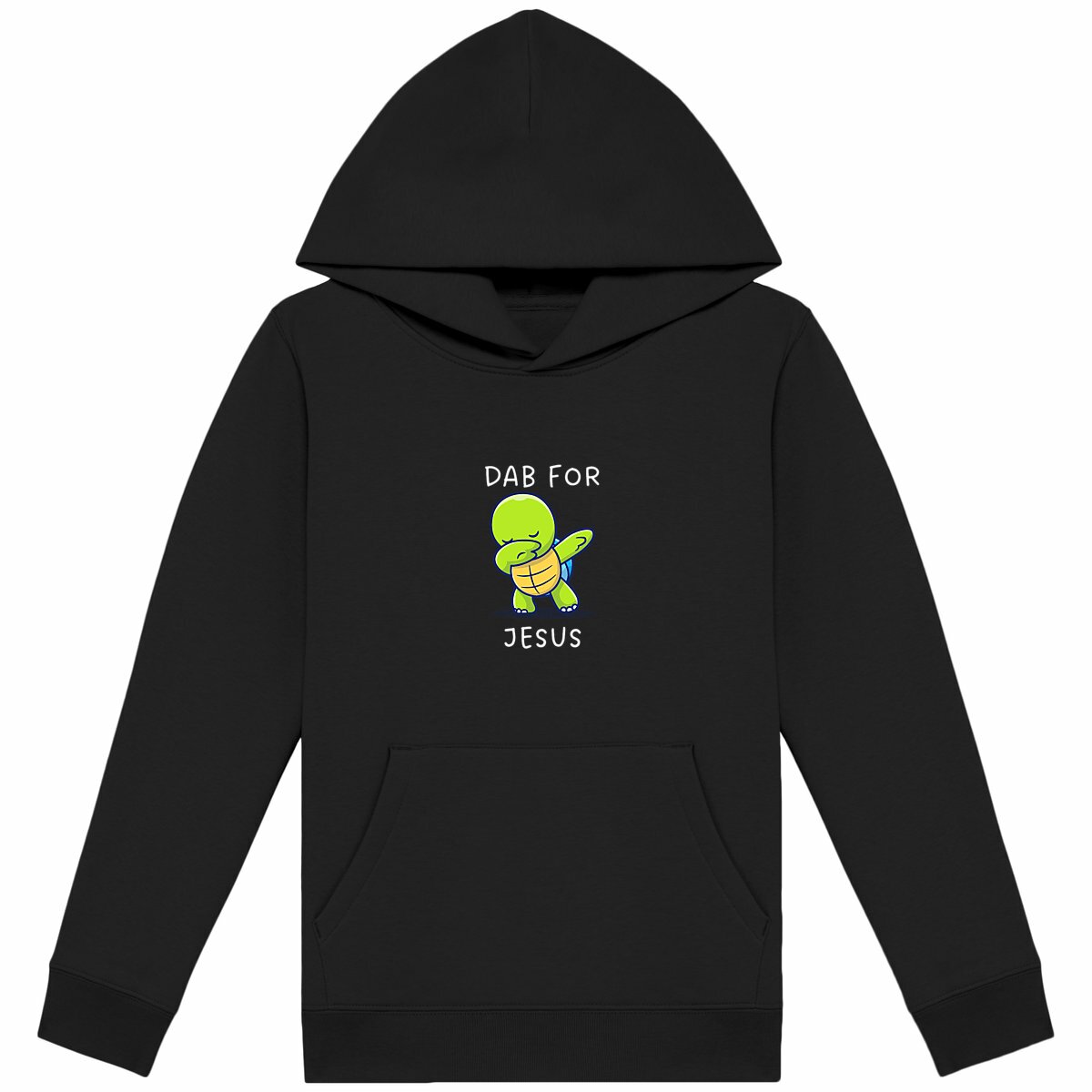 Image back Kids hoodie Premium Dab for Jesus 