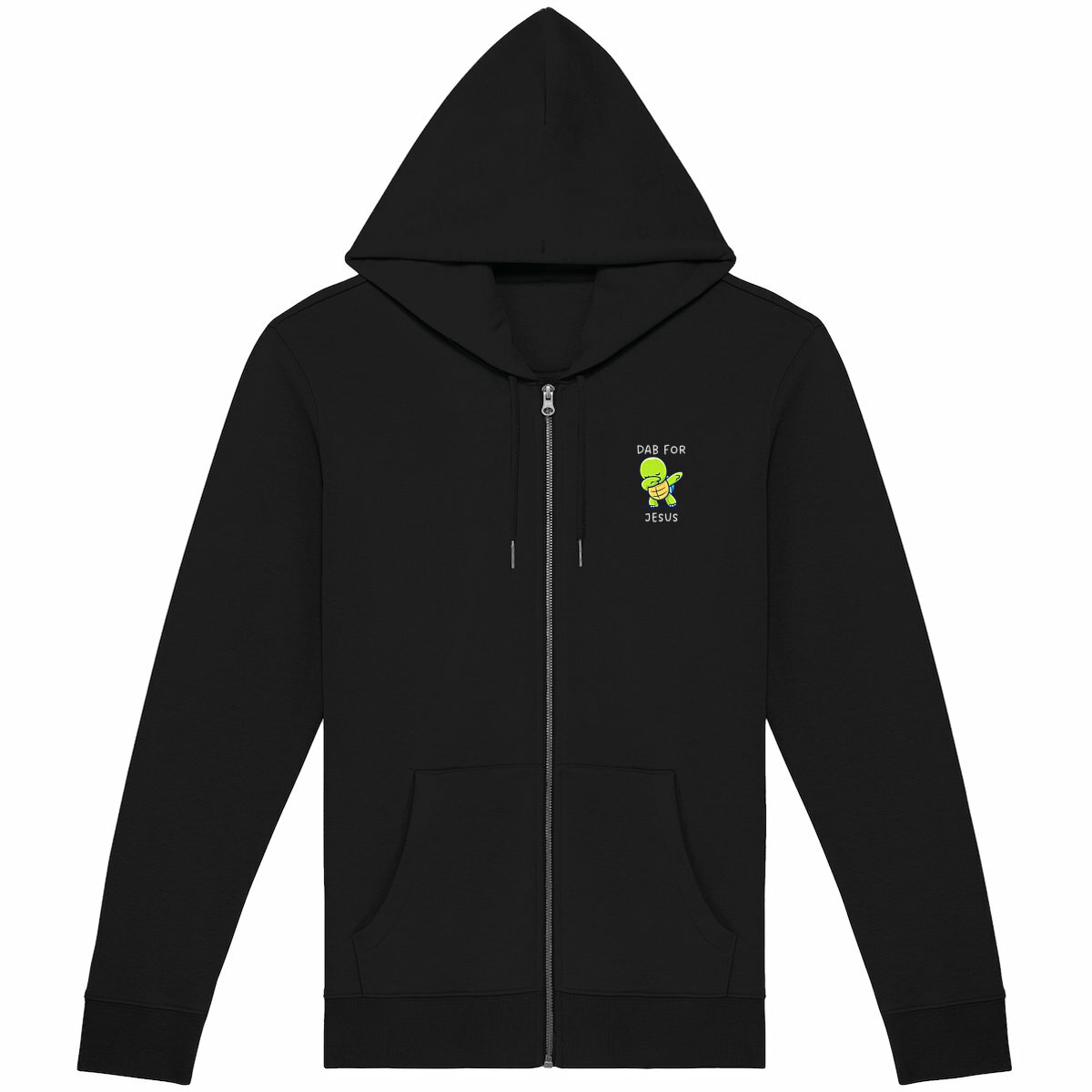 Image back Unisex Zip Hoodie premium+ Dab for Jesus