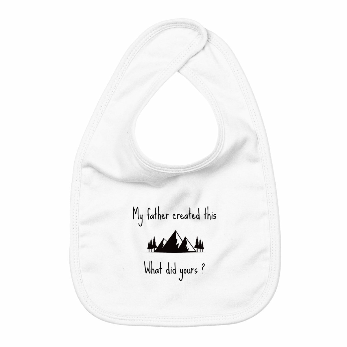 Image back Bib Premium+ My Father created this