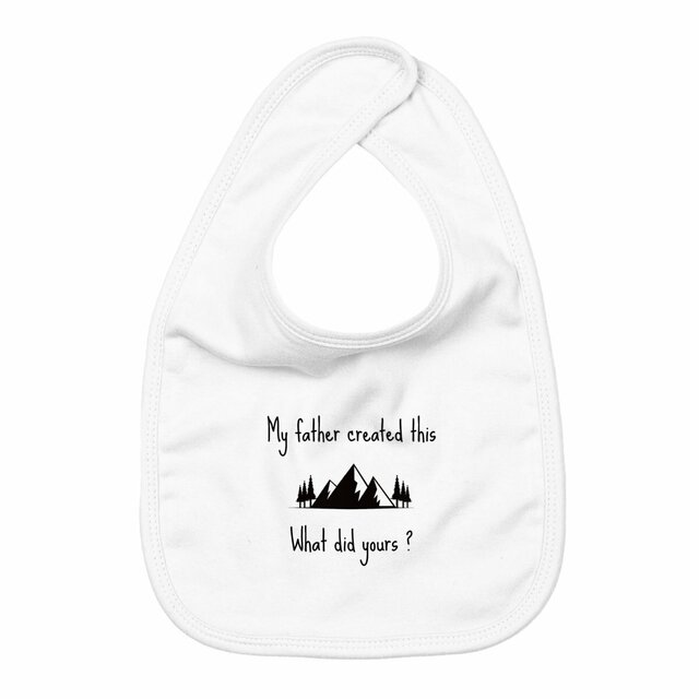 Image back Bib Premium+ My Father created this
