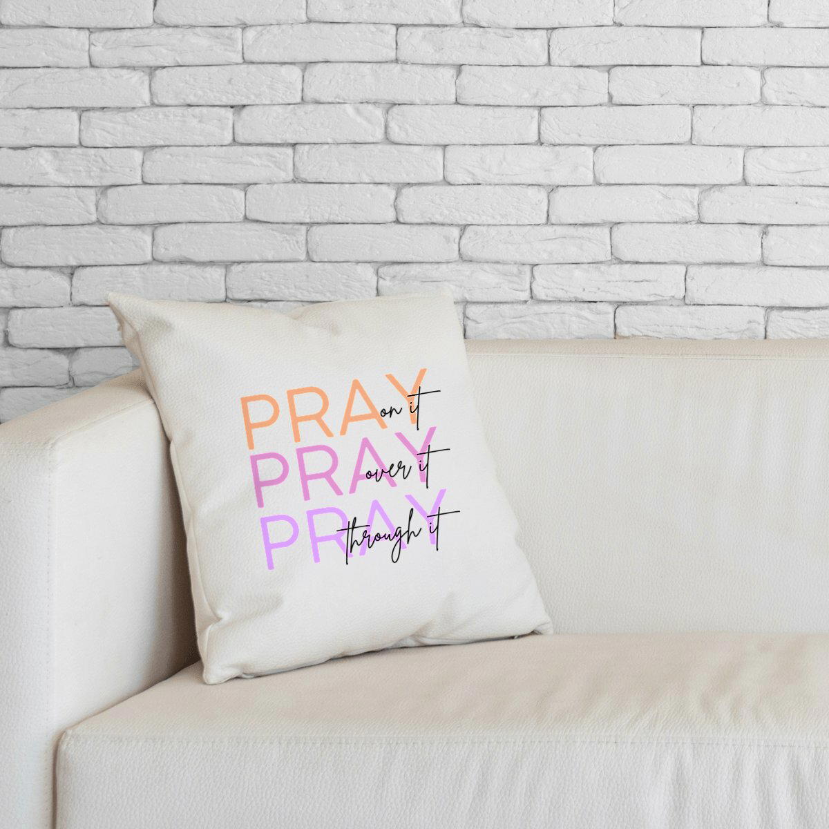 Image front Cushion - Premium Plus Pray 3x