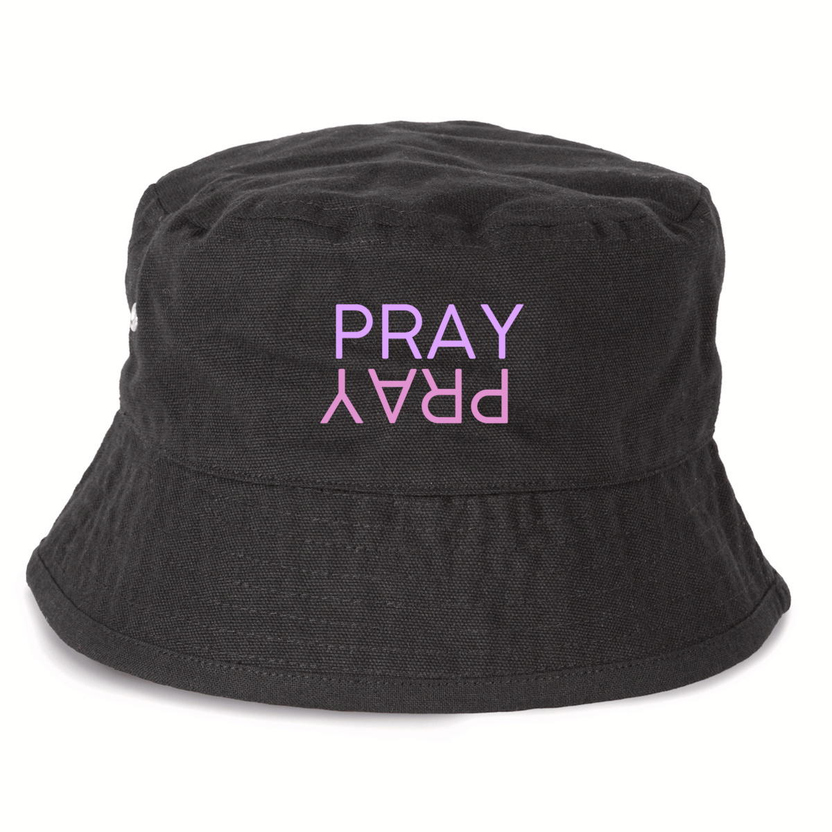 Image front 100% Recycled Bucket Hat - Premium Plus Pray 3x