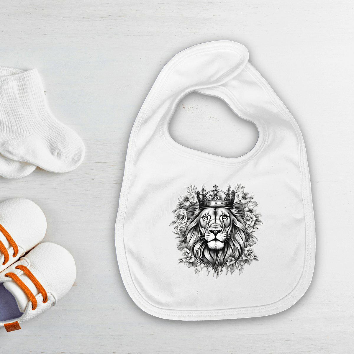 Image front Bib "Strong Lion"
