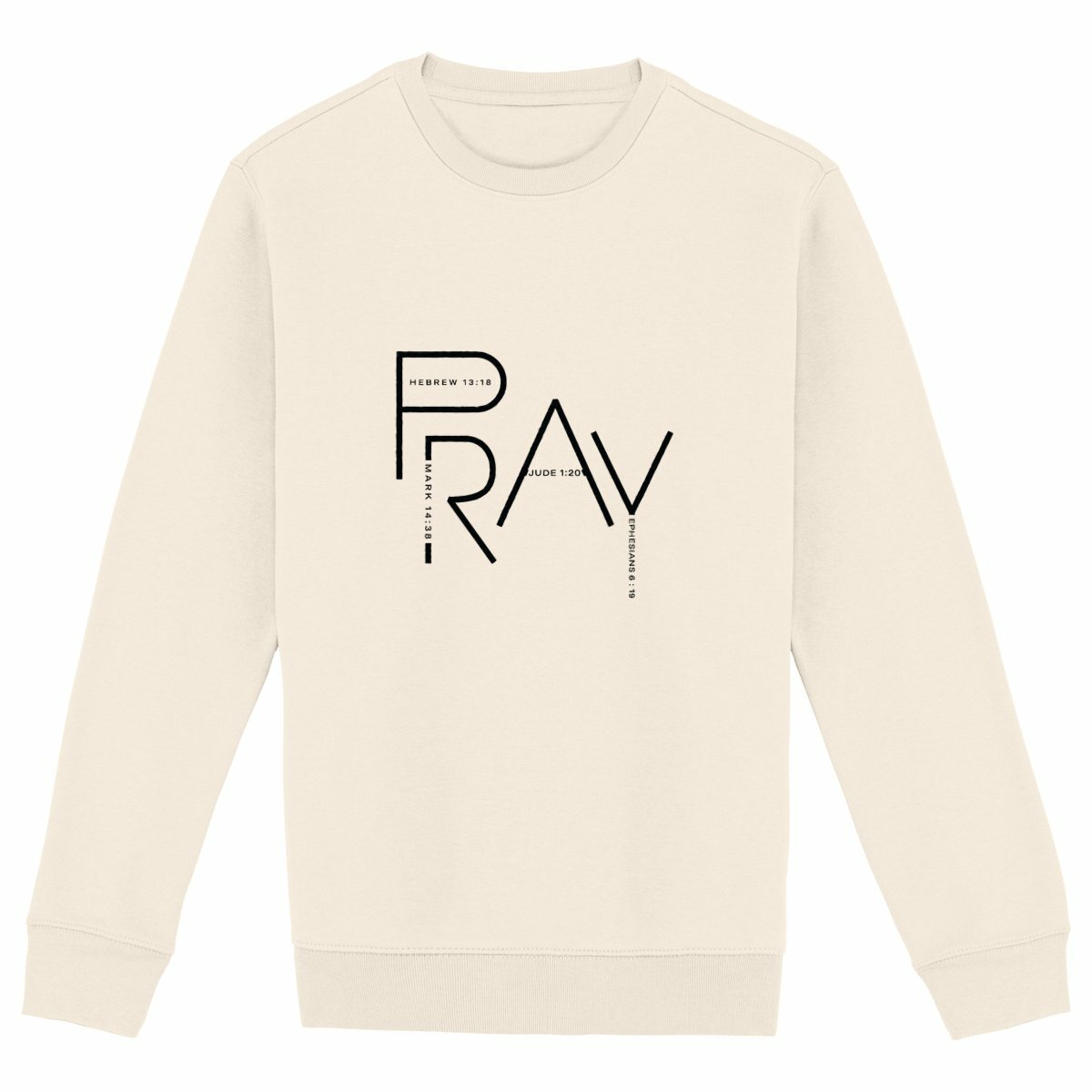 Image back Unisex sweat-shirt - Premium Plus PRAY